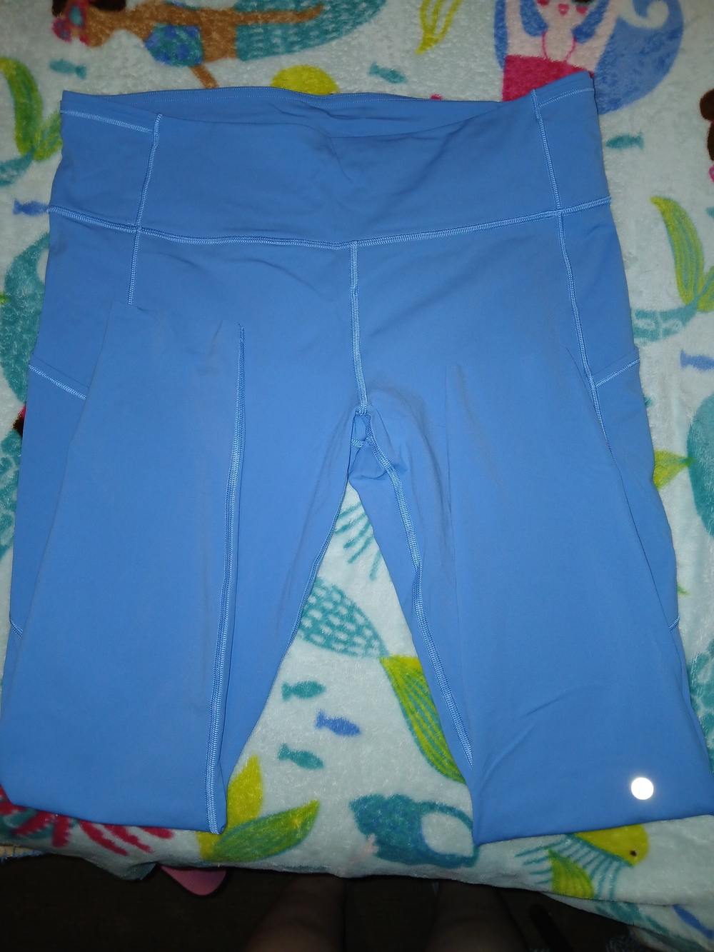 NWOT Lululemon Fast and Free HighRise Tight 27" *5-Pocket Blue Nile Size 14 - Picture 6 of 13